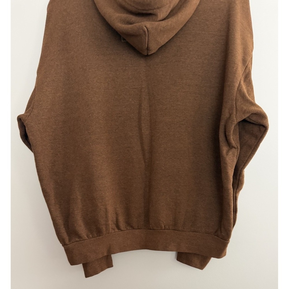 Aviator Nation Logo Pullover Relaxed Hoodie Chocolate Size Small - Picture 6 of 10